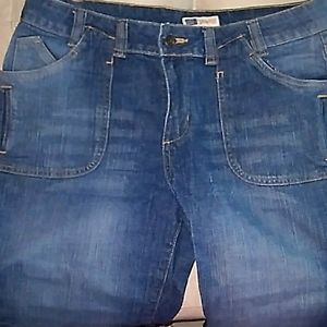 Faded Glory Cuffed Capri stretch jean, missy 12